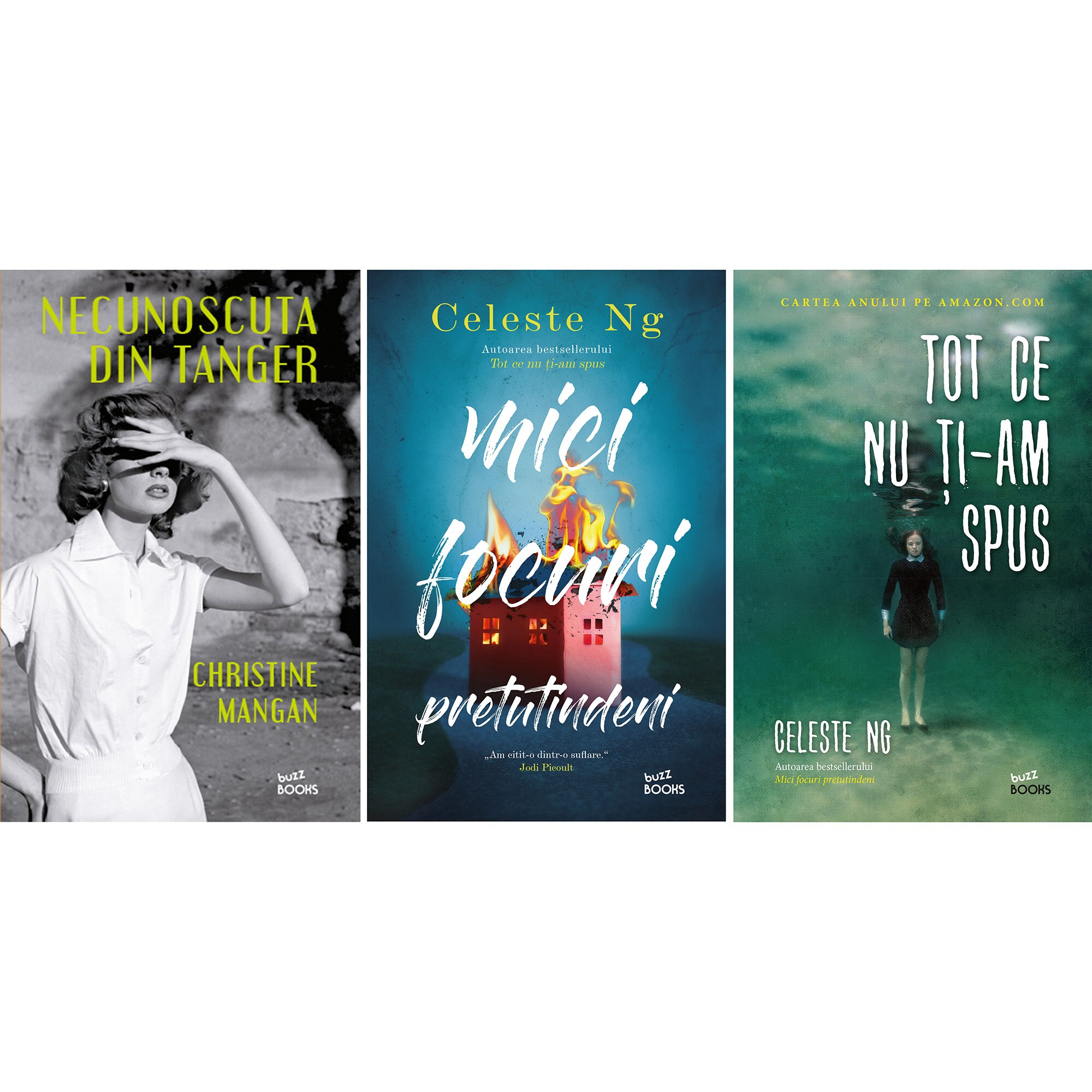 Pachet fictiune, Buzz Books, 3 carti